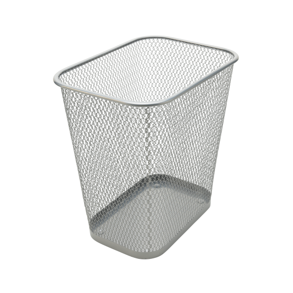 YBM Home 2484vc-2 4.75 gal Steel Mesh Round Open Top Waste Basket Wire Bin  Trash Can, 2 - Fry's Food Stores
