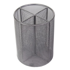 YBM Home Wire Mesh Magnetic Storage Basket Trash Caddy Office Supply Organizer Silver 7.75 in. L x 4.3 in. W x 4.3 in. H 2 Pack