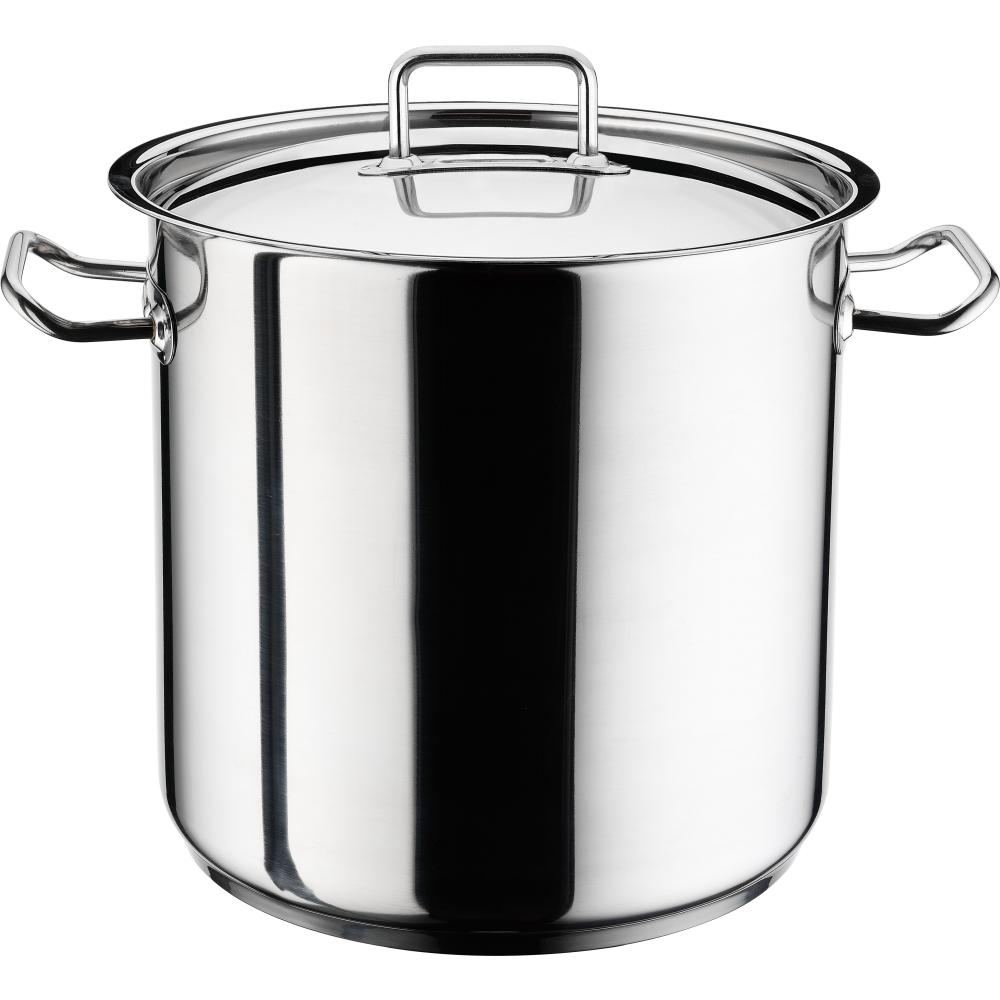 Chef’s Induction 18/10 Stockpot with Lid Multi-Purpose Cookware H28-38